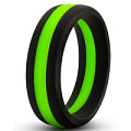 Чёрно-зелёное эрекционное кольцо Blush Novelties Silicone Go Pro Cock Ring NLP-67610