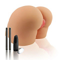 Вагина телесного цвета с вибрацией и функцией нагрева Topco Sales CyberSkin Virtual Sex Ultra Big Ass Bang Doggy Style Pussy Ass Light 1070096