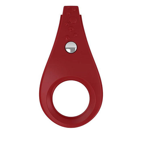 Красное эрекционное виброкольцо OVO B3 RED