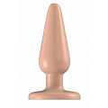 Анальная пробка телесного цвета Shots Media BV Butt Plug Basic 3 Inch PLU001FLE (7,6 см)