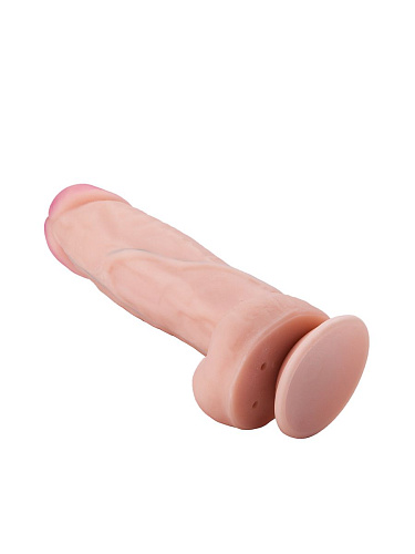 Телесный фаллоимитатор с подошвой-присоской LOVETOY (А-Полимер) HUMAN FORM 615507 (20 см)