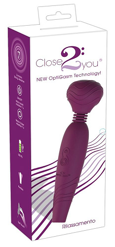 Фиолетовый массажер для тела Orion Close2You Rilassamento 0587940