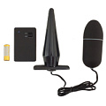 Чёрный вибронабор с пультом ДУ для анально-клиторальной стимуляции ToyFa 901311-5