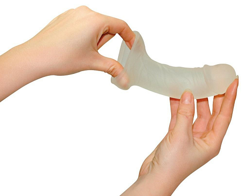 Удлиняющая прозрачная эластичная насадка Orion Super Dick Sleeve 0523038