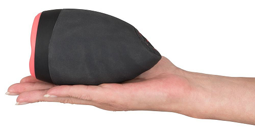 Мини-мастурбатор с функцией подогрева в чёрно-розовом цвете Orion 05880670000