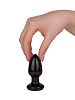 Чёрная анальная пробка LOVETOY (А-Полимер) MAGNUM 5 420500 (8,5 см)