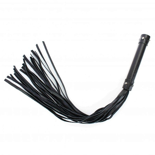 Чёрная длинная плеть с шипами БДСМ арсенал 54043ars (55 см)