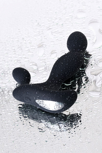 Чёрный вибромассажёр простаты POPO Pleasure Vela 731449 (12 см)