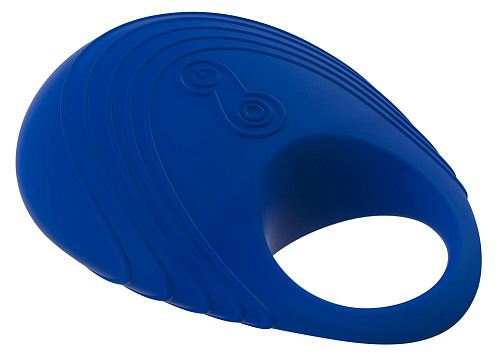 Виброкольцо синего цвета для пениса Orion Per Due 0587923