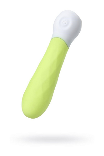 Лаймовый мини-вибратор с рельефом S-HANDE MINI 3 SHD-050-3G (11,8 см)