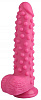 Розовый реалистичный фаллоимитатор с пупырышками на присоске Сумерки богов 1016-50 BX DD (23,5 см)