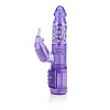 Фиолетовый вибромассажёр с клиторальным кроликом California Exotic Novelties My First Jack Rabbit SE-0610-10-3 (21 см)