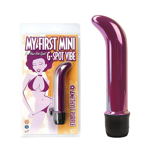 Пурпурный мини-вибратор для точки G Topco Sales My First Mini G-Spot Vibe 1072676 (14 см)