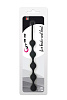 Чёрная анальная цепочка Dream Toys SEE YOU FIVE BEADS ANAL 21223 (28,1 см)