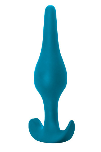 Бирюзовая анальная пробка Lola toys Smooth 8008-03ola (12,5 см)