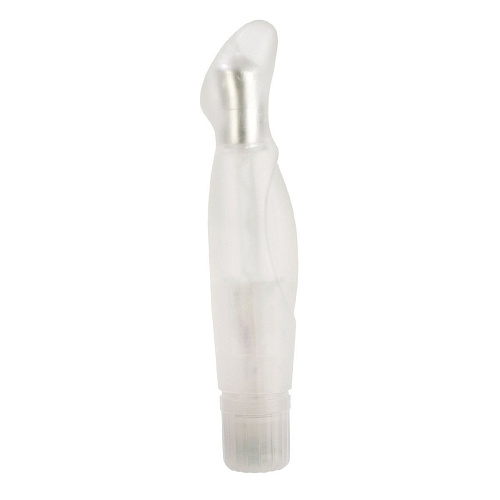 Белый вибромассажёр California Exotic Novelties White Satin Power G SE-0724-20-3 (15 см)