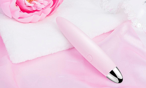 Розовый компактный вибростимулятор клитора Svakom Daisy SLS02-PINK (12,5 см)