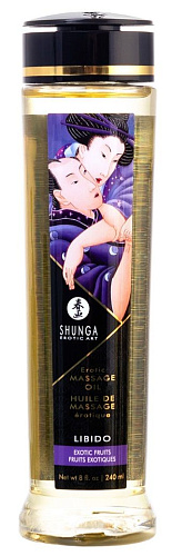 Массажное масло с ароматом экзотических фруктов Shunga Libido Exotic Fruits 1202 (240 мл)