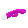 Лиловый вибростимулятор Baile Eli BI-241025 (18 см)