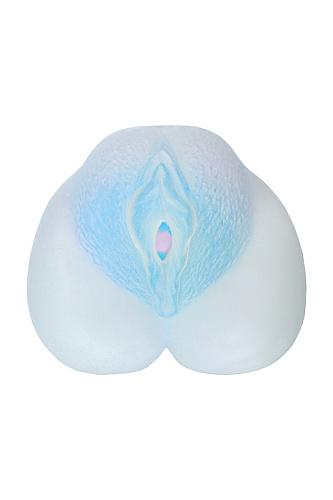 Прозрачный реалистичный мастурбатор ToyFa Juicy Pussy Crystal Wave 894002