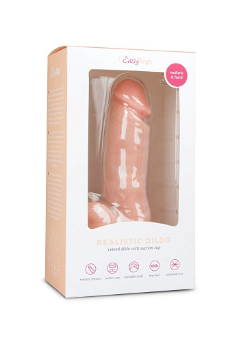 Телесный фаллоимитатор EDC Wholesale Realistic Dildo ET170SKN (17,5 см)