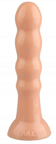 Телесная анальная втулка с круглым кончиком Сумерки богов 1017-15 BX DD (23 см)