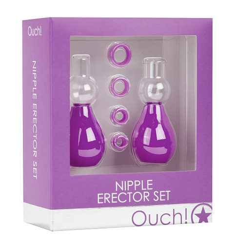 Фиолетовый набор для стимуляции груди Shots Media BV OU056PUR
