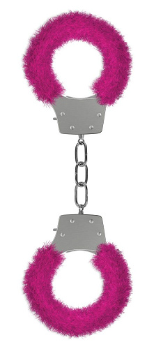 Розовые пушистые наручники Shots Media BV OUCH! Pink OU004PNK