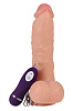 Реалистичный вибратор с пультом управления телесного цвета Real RV10012 (21 см)