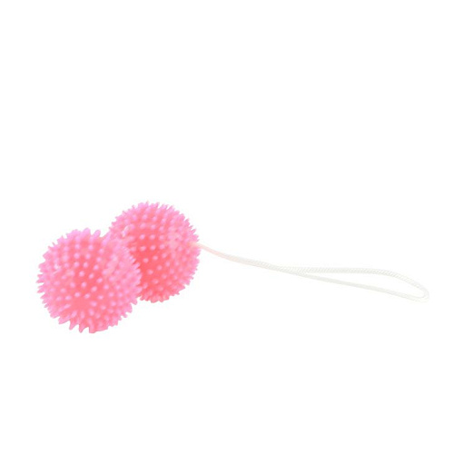 Розовые вагинальные шарики Baile Love Balls BI-014036-0101