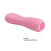 Нежно-розовый мини-вибратор Baile Alice BI-014561 (11,9 см)