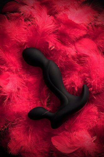 Чёрный вибромассажёр простаты POPO Pleasure Vela 731449 (12 см)