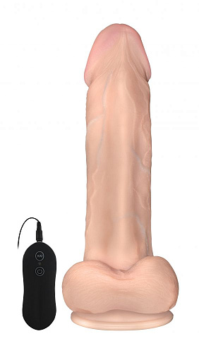 Вибратор телесного цвета Lola toys The Best Lover 510007Lola (20 см)