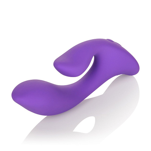 Двойной фиолетовый вибромассажёр California Exotic Novelties Silhouette S16 SE-4593-30-3