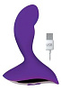 Фиолетовый изогнутый вибромассажёр с 10 режимами вибрации Bior toys ST-40165-5 (9 см)
