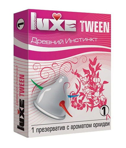 Презерватив с ароматом орхидеи Luxe Tween «Древний инстинкт» №1 (1 шт)
