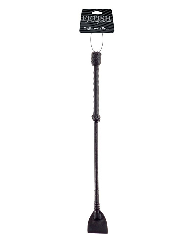 Чёрный стек-хлопушка Pipedream Beginners Crop PD4463-23 (43,5 см)