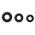 Набор чёрных колец из мягкого силикона NS Novelties Super Soft Power Rings NSN-1111-23