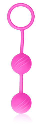Розовые вагинальные шарики Lovetoy Kegel Ball 46701 pink
