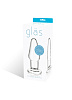Гладкая стеклянная анальная пробка Glas GLAS-141 (8 см)