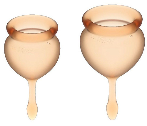Набор менструальных чаш Satisfyer Feel good Menstrual Cup J1763 (размер S + L)