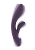 Фиолетовый вибратор с клиторальным отростком Shots Media BV Ava JIL007PUR (22 см)