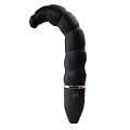 Чёрный анальный стимулятор с вибрацией Dream Toys PURRFECT SILICONE DELUXE 5.5INCH 21291 (14 см)