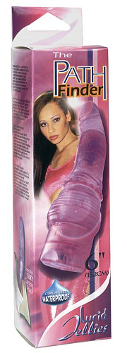 Фиолетовый гелевый вибратор NMC THE PATH FINDER 6 JELLY PURPLE 110898 (15,2 см)