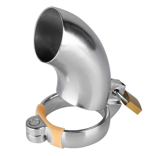 Металлический мужской пояс верности с открытой головкой Erotic Fantasy EF-CB3000B