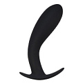 Чёрная анальная пробка Lola toys Strong Force Anal Plug 4215-01Lola (13,5 см)