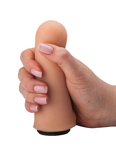 Женский страпон телесного цвета с вагинальной пробочкой LOVETOY (А-Полимер) Harness 837703 (16,5 см)