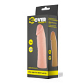 Фаллическая насадка на пенис телесного цвета ToyFa XLover 748009 (18 см)