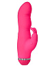 Розовый вибратор с клиторальным стимулятором Dream Toys PURRFECT SILICONE DELUXE DUOVIBE 21296 (17,5 см)