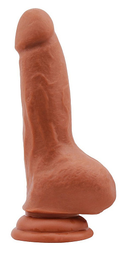 Кофейный фаллоимитатор на присоске Chisa Covetous Monster CN-711707849 (20 см)